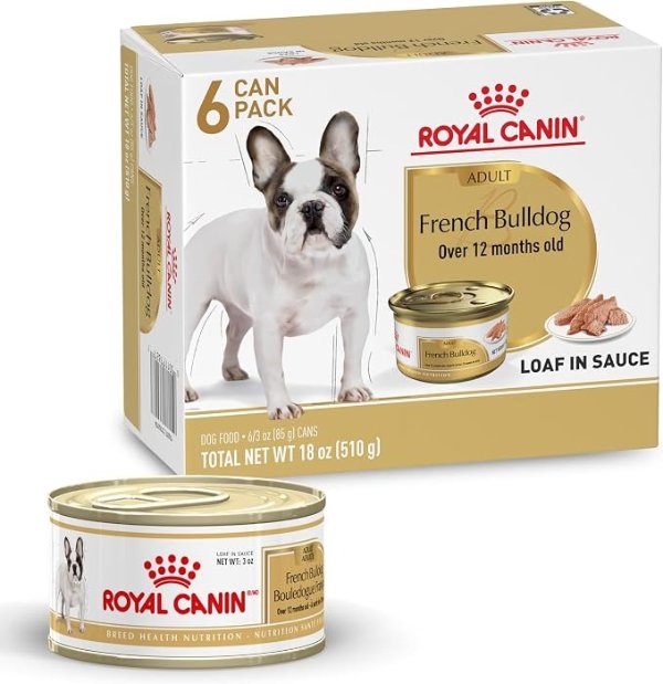  French Bulldog Adult Wet Dog Food 3oz 6 Cans