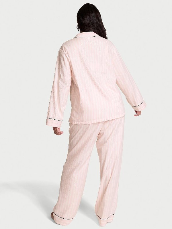 Flannel Pajama Set Long Sleeve