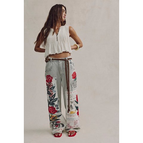 Free PeopleLost And Found 女友牛仔裤