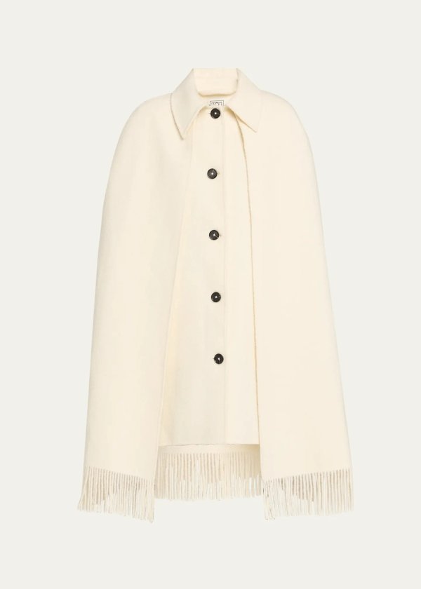 Fringe Cape Coat