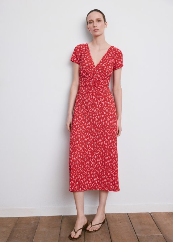 Printed Midi Dress for Women