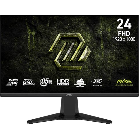 msi MSI MAG 245F 电竞显示器 24英寸 FHD 240Hz