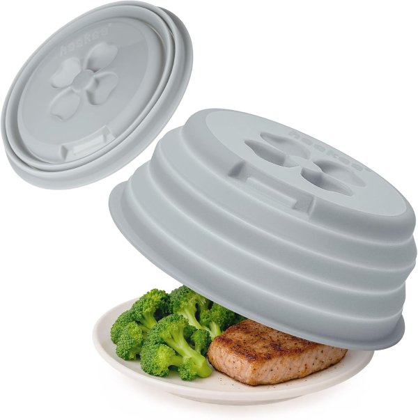 Collapsible Silicone Microwave Splatter Cover 11.5 Inch