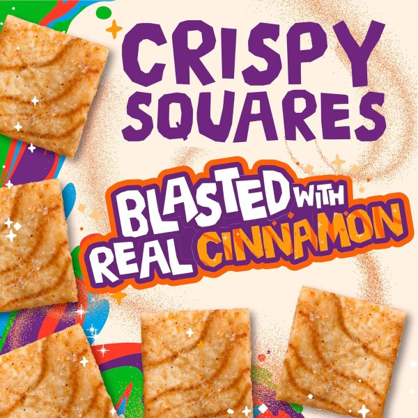 Cinnamon Toast Crunch Large Size Crispy Cinnamon Cereal 16.8 oz