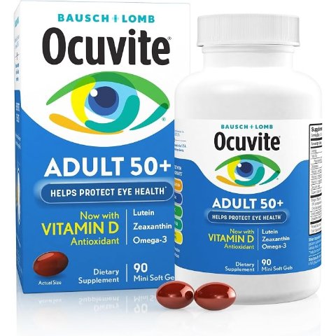 50+ 叶黄素护眼软胶囊 90粒