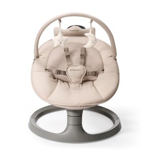 Momcozy 电动婴儿秋千 可调高度 卡其色
