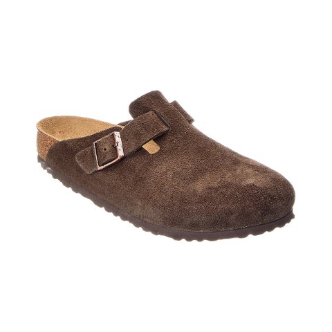 Boston Suede Soft Footbed Clog
