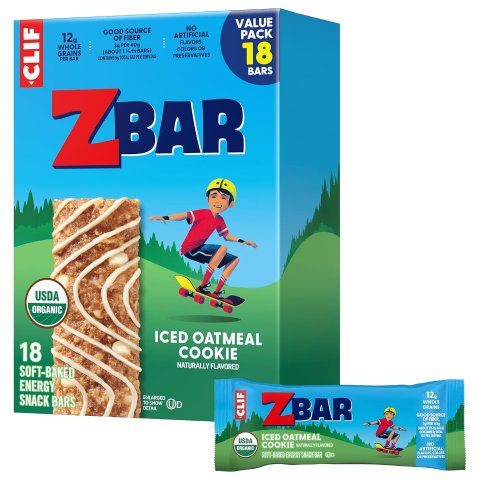 Zbar 冰燕麦饼干能量棒 18支
