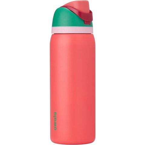  FreeSip Insulated Stainless Steel Water Bottle 32oz Strawberry