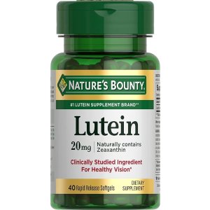 Nature s Bounty 叶黄素 20mg 软胶囊 40粒