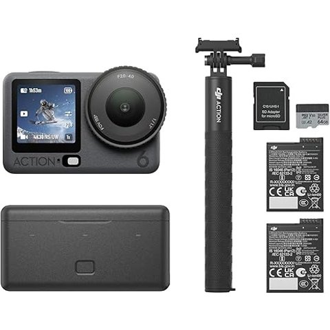 DJI Osmo Action 6 8K Waterproof Action Camera 64GB