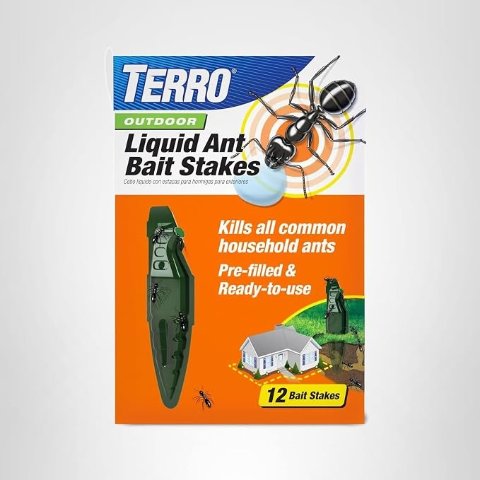  T1813B Outdoor Ant Bait Stakes 12-Pack Weatherproof