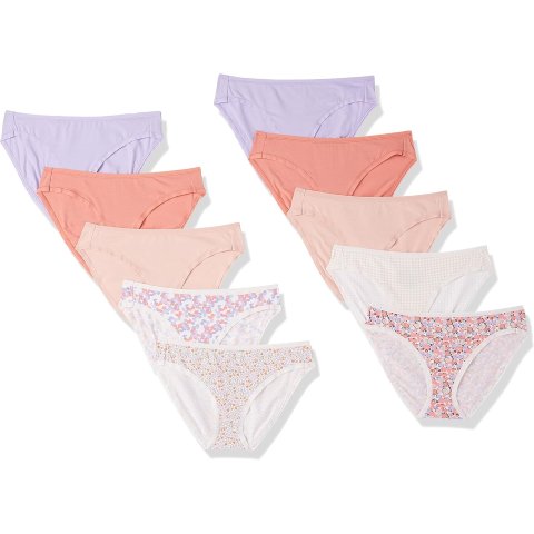 Amazon Essentials 女士内裤 10条装