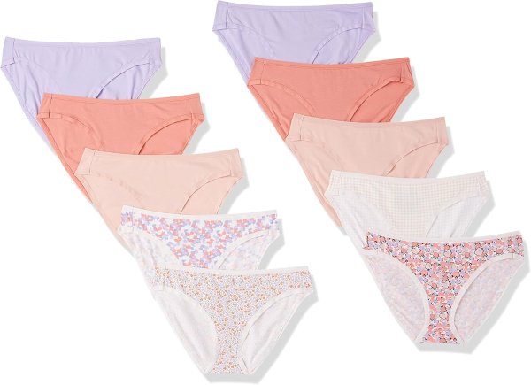 Amazon Essentials 女士内裤 10条装