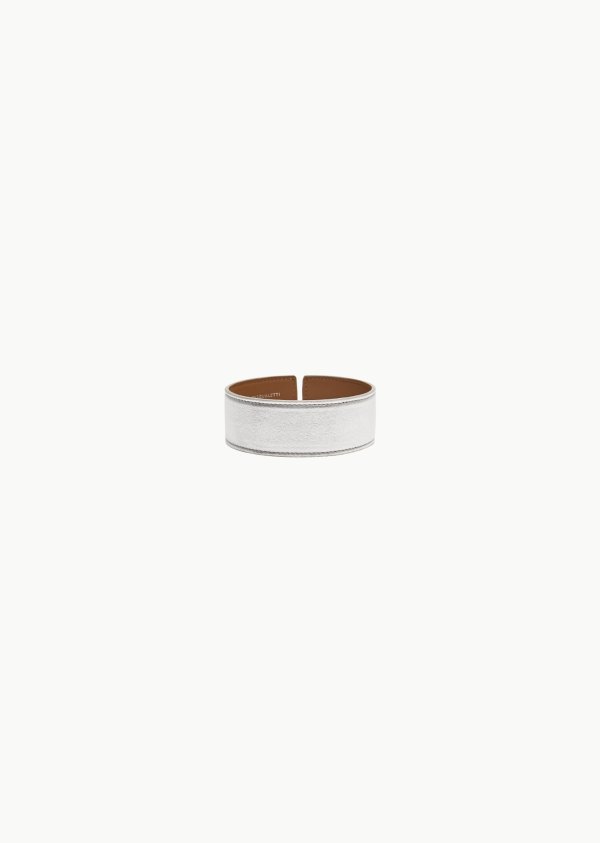 Presa Silver Leather Choker