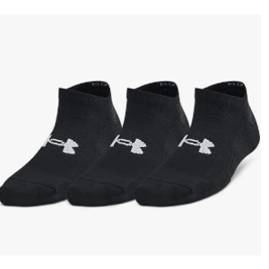 $7.70 Amazon.com Under Armour Unisex Youth Training Cotton No Show Socks 3 Pack