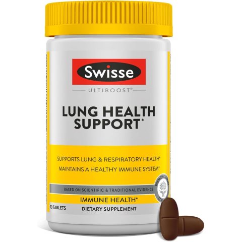 Swisse Mullein Lung Health Tablets 90 Count