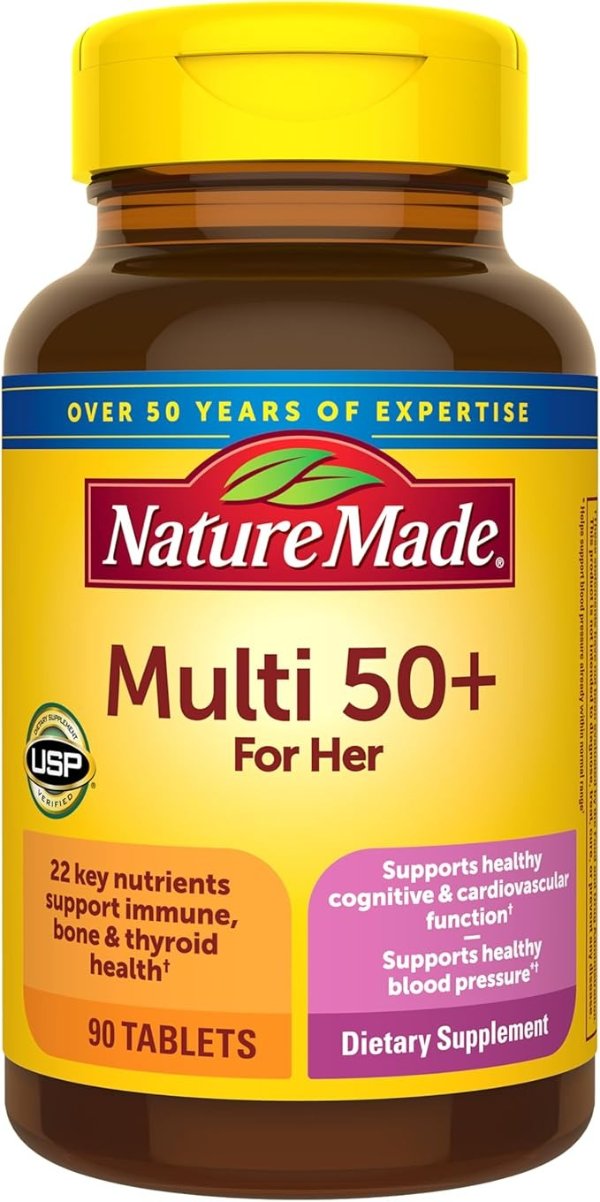 Multivitamin for Women 50+ No Iron 90 Tablets
