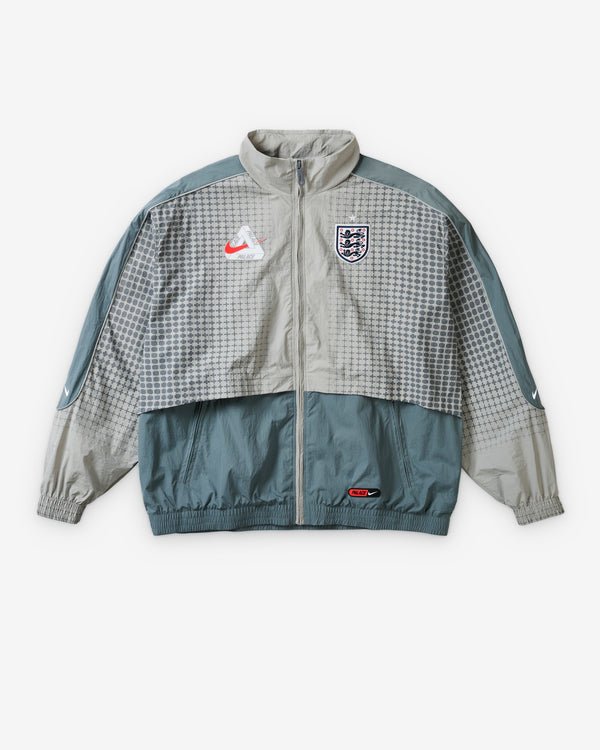 Nike Palace Men's Track Jacket Pewter Grey/Bright Crimson