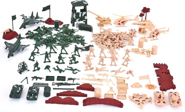 JOYIN Military Soldier Playset 164 Pieces