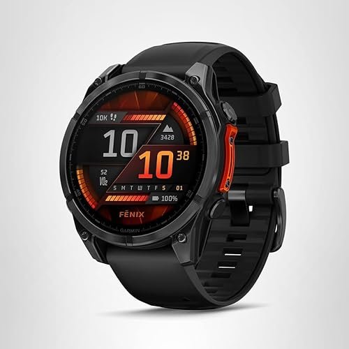 fēnix 8 智能手表 47mm 灰黑色