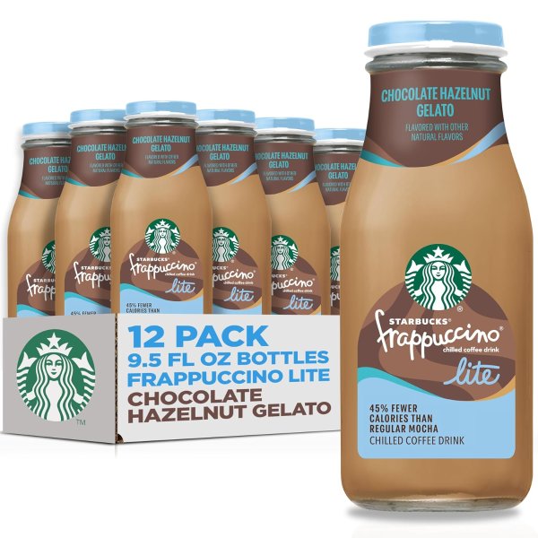 Frappuccino Lite Chocolate Hazelnut 9.5oz 12-Pack