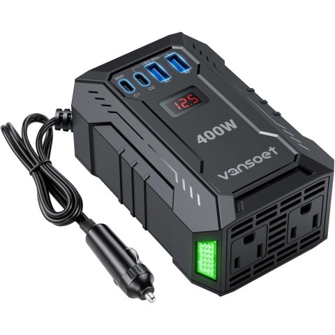 vansoet 车用逆变器 400W 2AC+USB