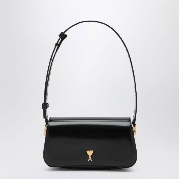 Heart Logo 翻盖单肩包
