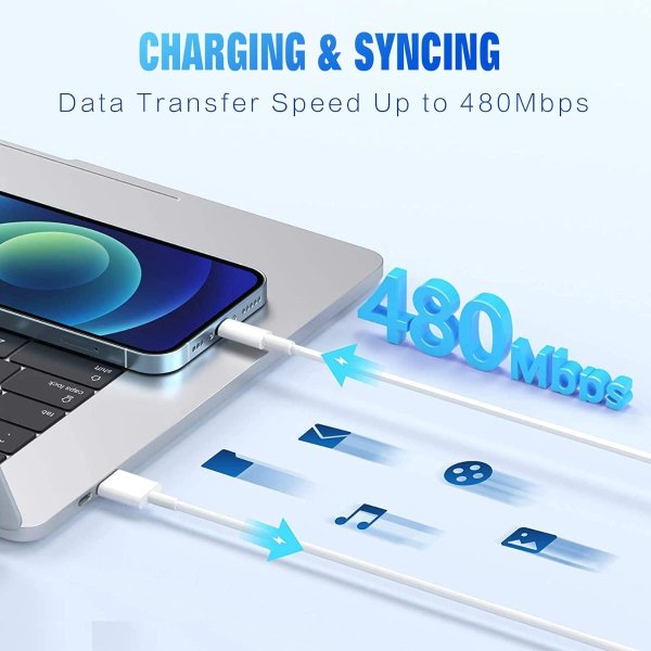 Apple Lightning 充电线 1.8米 3条装