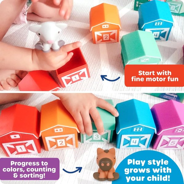 Peekaboo Learning Farm 幼儿动物玩具套装