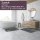 Bedford Memory Foam Bath Mat Platinum 2 Piece