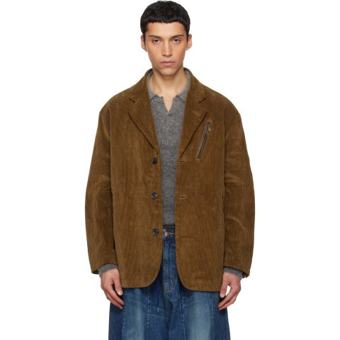 NeedlesTan Zipped Blazer