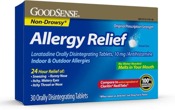Loratadine Orally Disintegrating Tablets 10mg 30 Count
