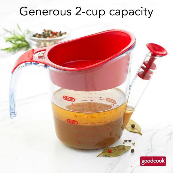 GoodCook Fat Separator 2-Cup Heat-Resistant