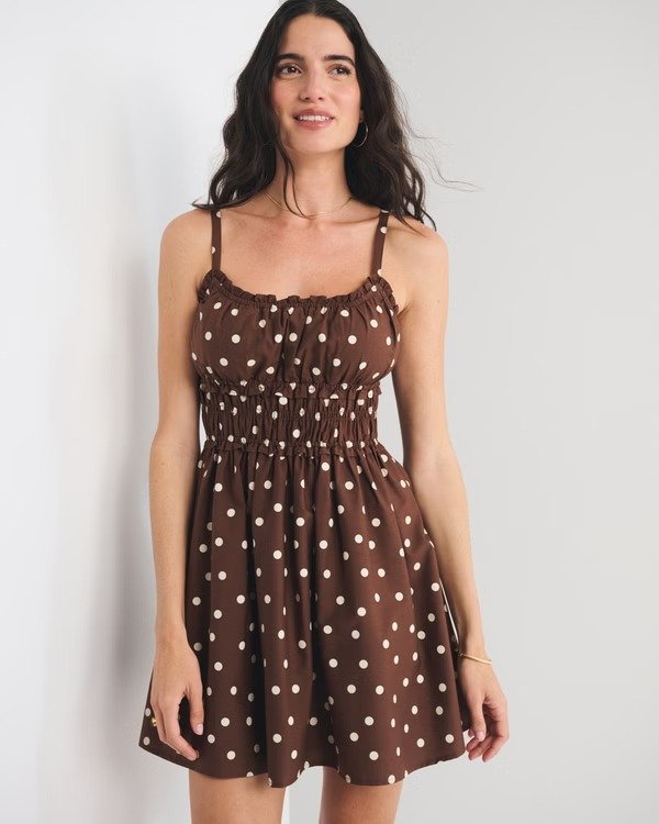 Abercrombie Women's Smocked Waist Mini Dress