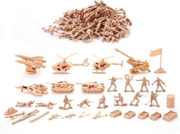 JOYIN Military Soldier Playset 164 Pieces