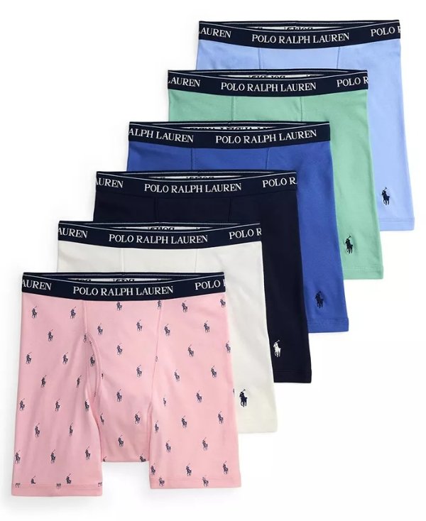Men's Classic Fit Boxer Briefs 6-Pack