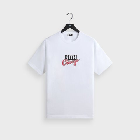 KITHClassic Logo 男士T恤 白色