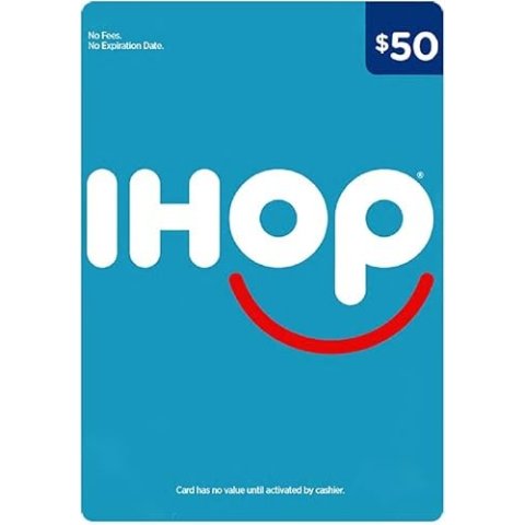 IHOP 实体礼品卡 50美元