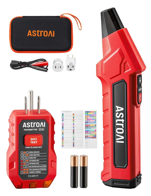 AstroAI 断路器查找器 GFCI测试插头