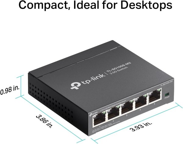TL-SG105S-M2 5-Port 2.5G Ethernet Switch
