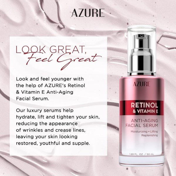 Azure Retinol Face Serum 2 Pack