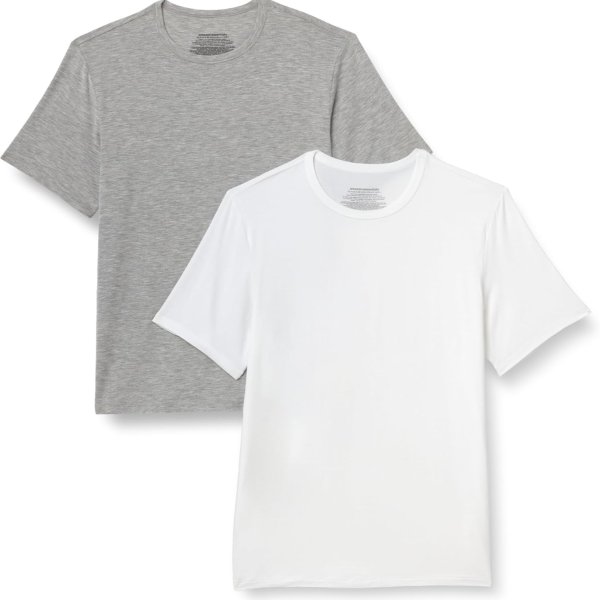 Amazon Essentials Men s Modal Short Sleeve Undershirt 2-Pack