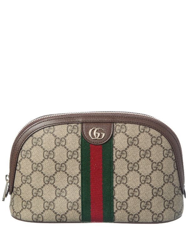 Ophidia Small GG Supreme Canvas Cosmetic Case