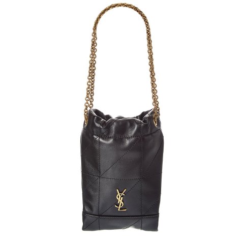 Mini Leather Bucket Bag