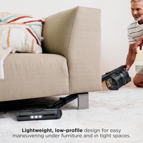 Shark Cordless Stick Vacuum IX141AMZ XL Dust Cup Ice Blue