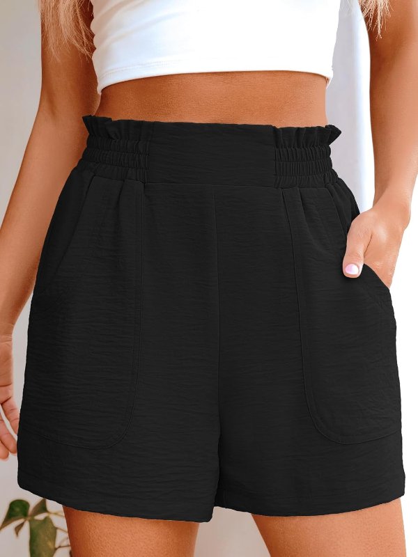 ANRABESS Women’s High Waist Wide Leg Shorts 2026
