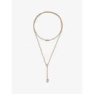 Alexander McQueen Pavé 骷髅项链