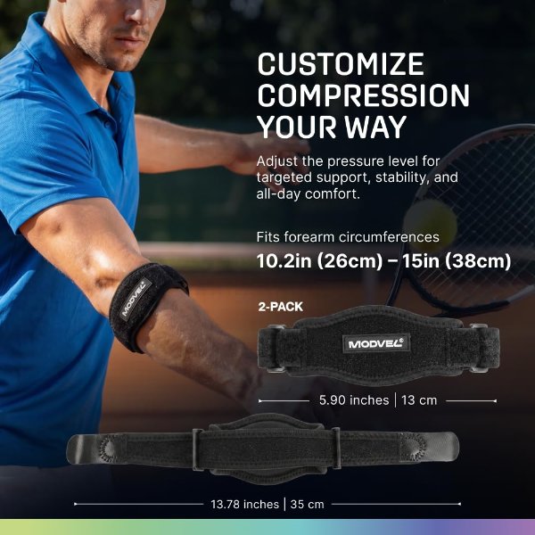Modvel Adjustable Elbow Support Strap Compression