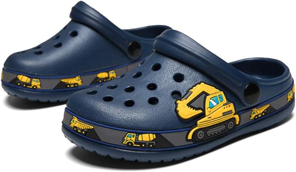 FolHaoth Kids Cartoon Garden Clogs Non-slip Breathable